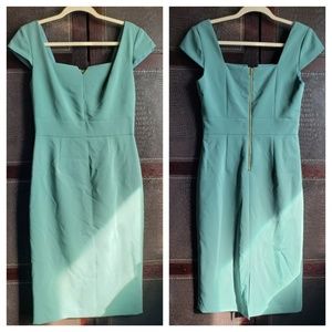 Maggy London Size 6 Mint Green Midi Dress NWOT
